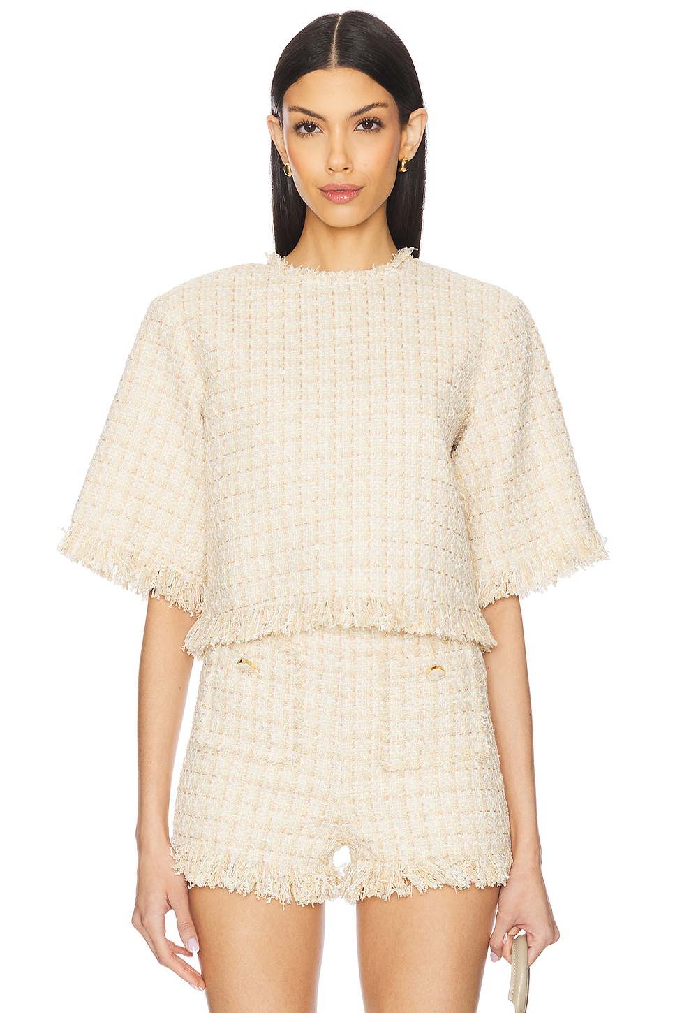 

Топ с коротким рукавом Giuseppe Di Morabito, beige