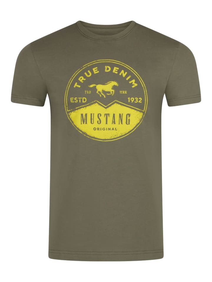 

Футболка Mustang, оливковый