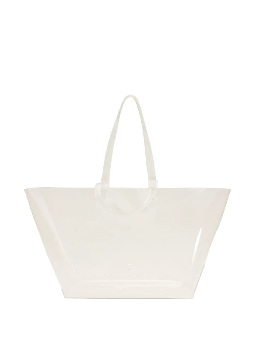 

Сумка-тоут среднего размера с логотипом Ami Paris, нейтральный