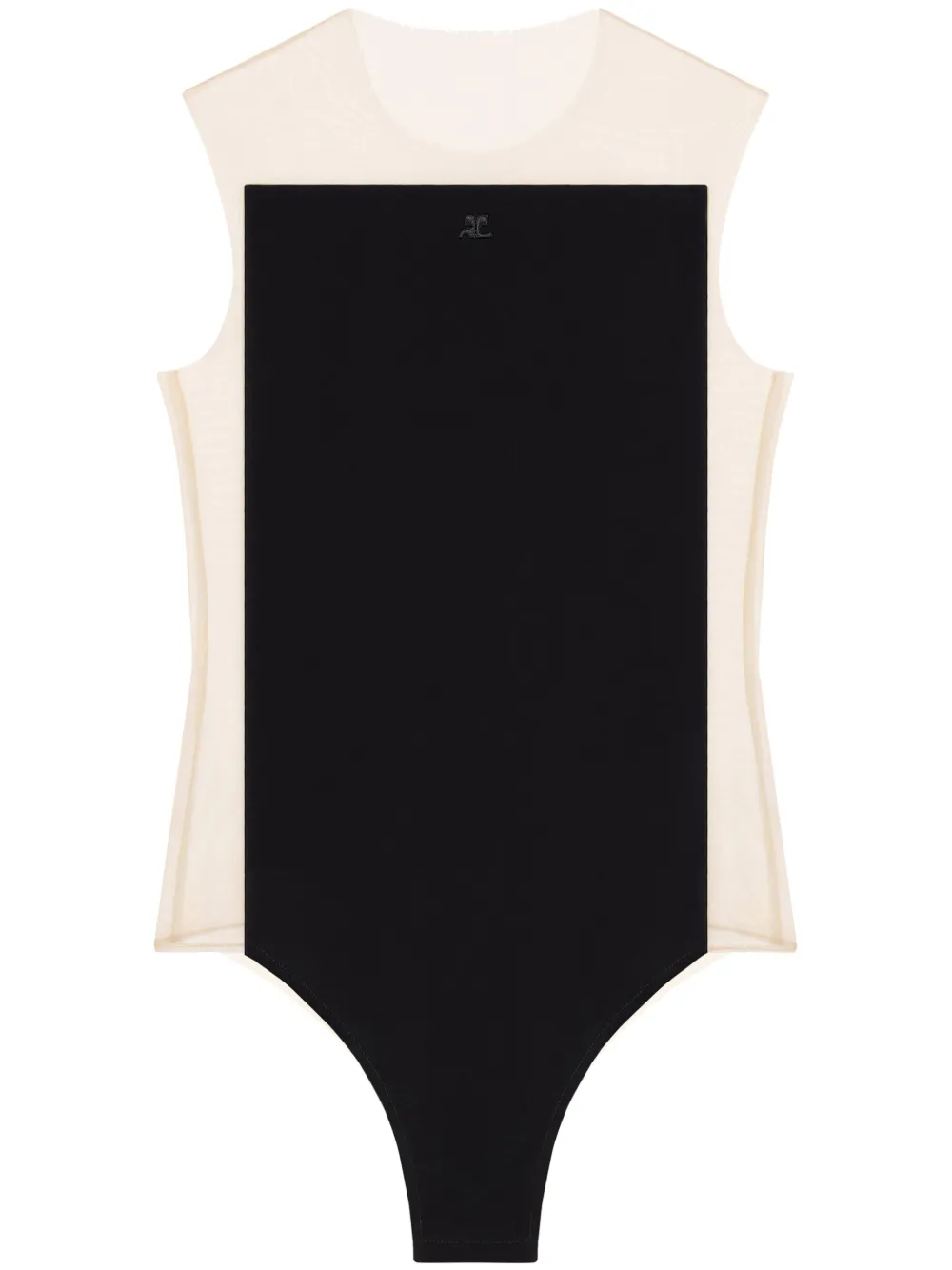 

Боди Illusion Courrèges, черный