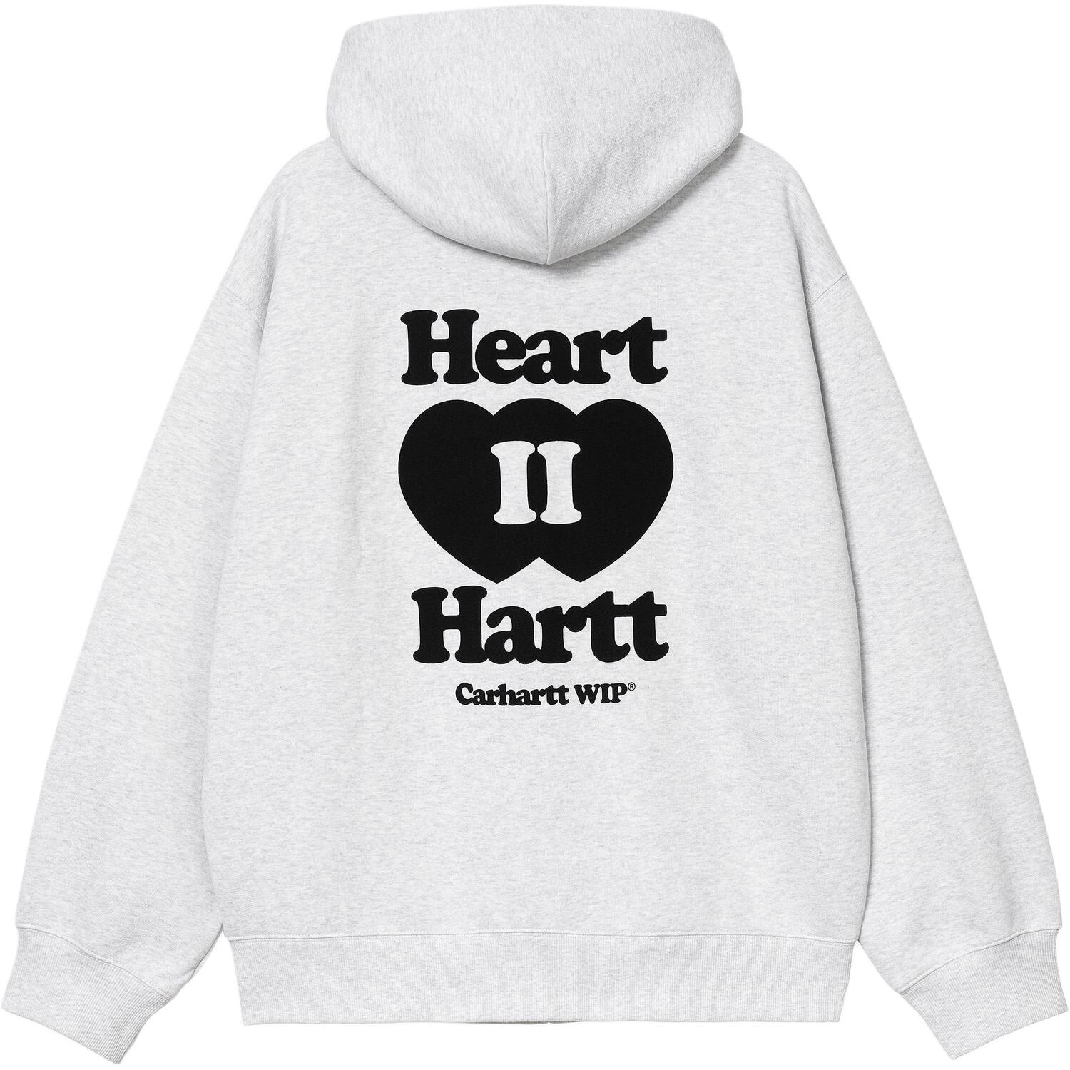

Carhartt WIP Толстовка с капюшоном и принтом сердца, Gray
