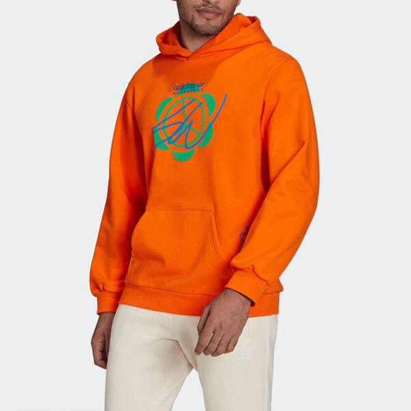 Толстовка x sean wotherspoon superturf hoodie 'orange' Adidas, оранжевый — фото 2