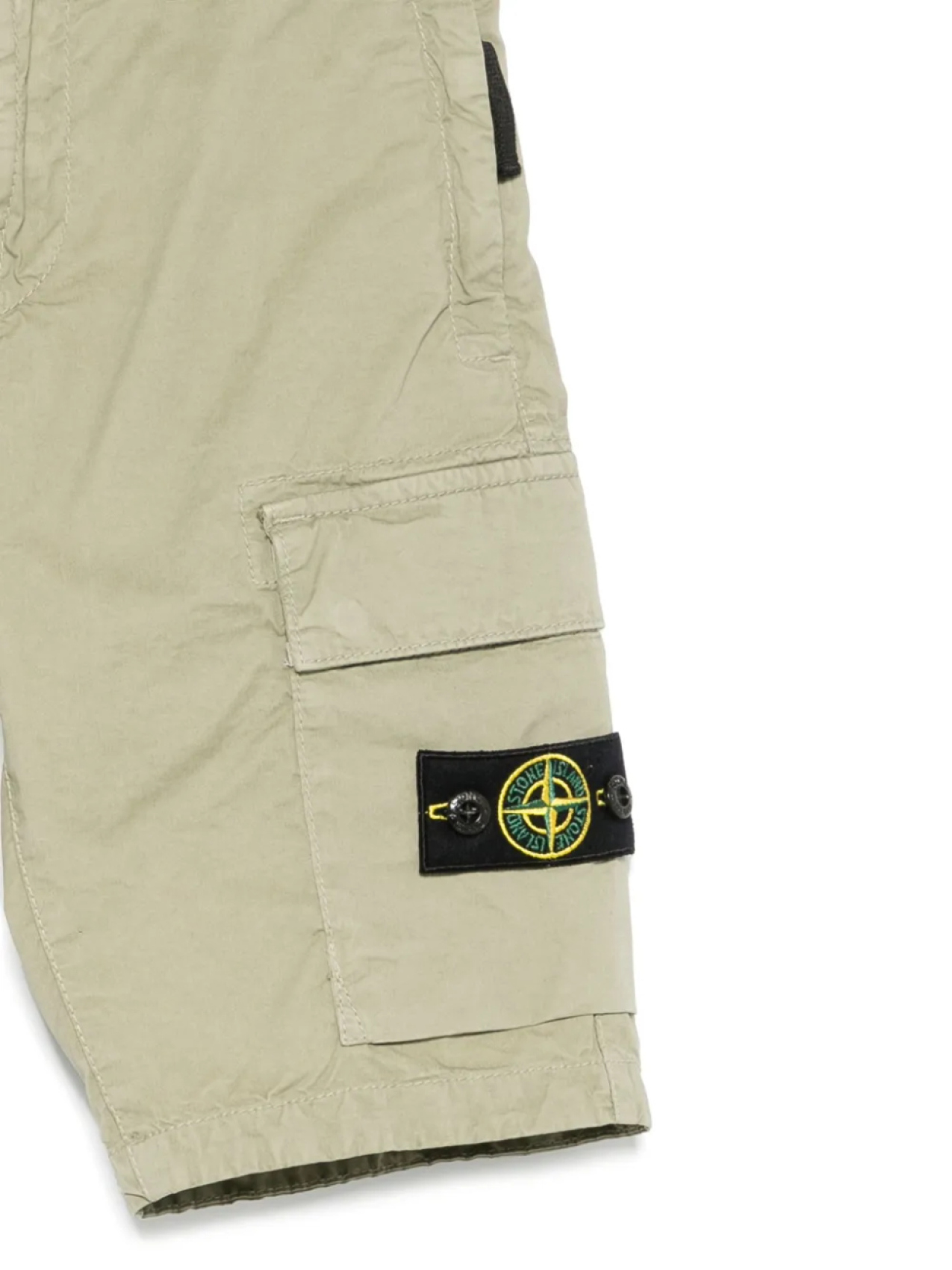 Шорты Stone Island Junior с мотивом «Компас», зеленый — фото 3