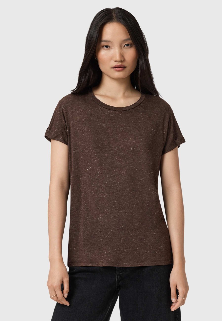 

Футболка AllSaints ANNA SHIMMER TEE, Torte Brown/Dark Brown, Коричневый, Футболка AllSaints ANNA SHIMMER TEE, Torte Brown/Dark Brown
