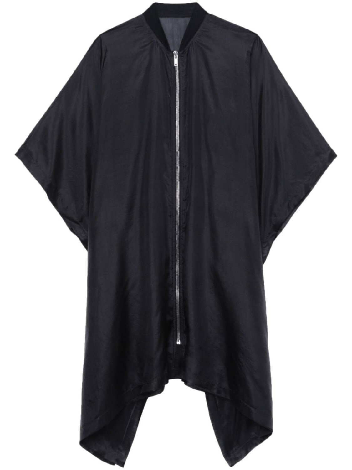 

Rick Owens шелковое пальто на молнии, черный