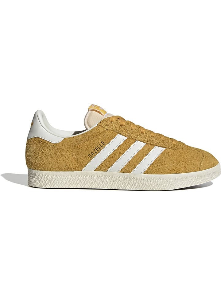 

Кроссовки на шнуровке adidas Leder-Sneakers Gazelle, цвет Gelb/Weiß
