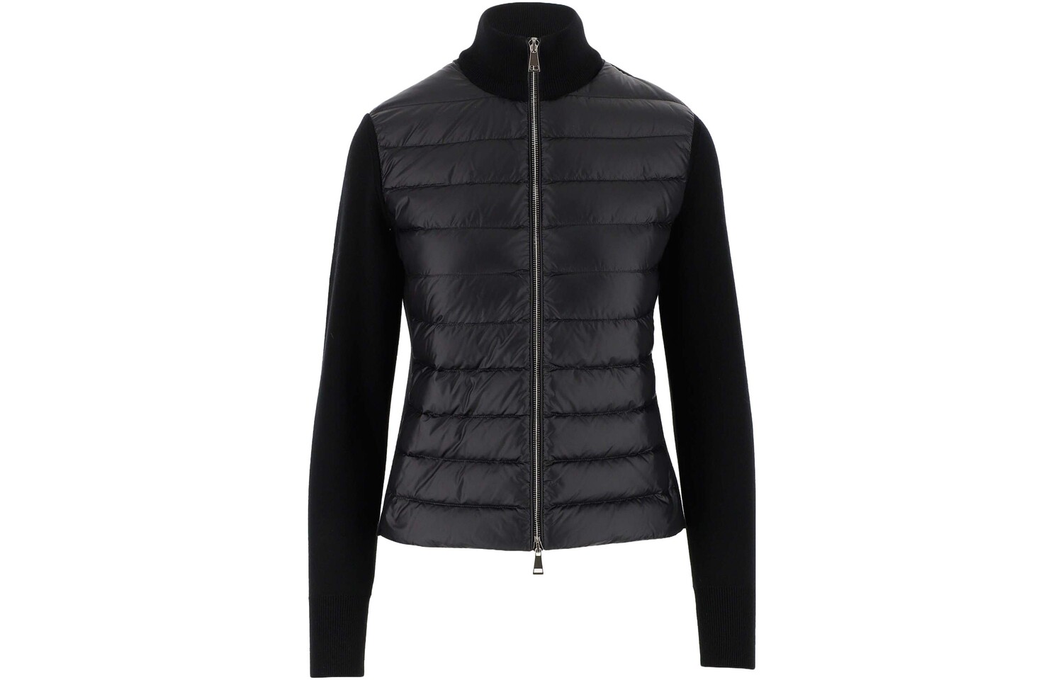 

Женская стеганая куртка-пуховик черного цвета Moncler