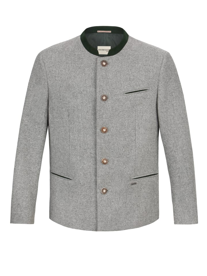 

Традиционная куртка Stockerpoint Conrad светло-серого цвета с еловыми вставками