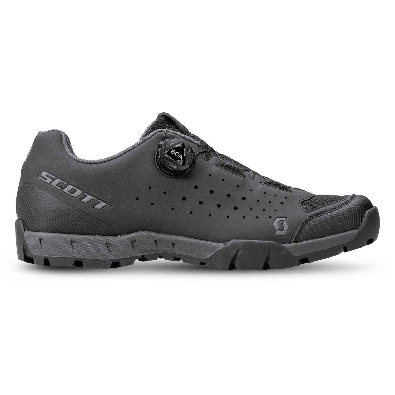 

Велосипедная обувь Scott Sport Trail Evo Boa, цвет Black/Dark Grey