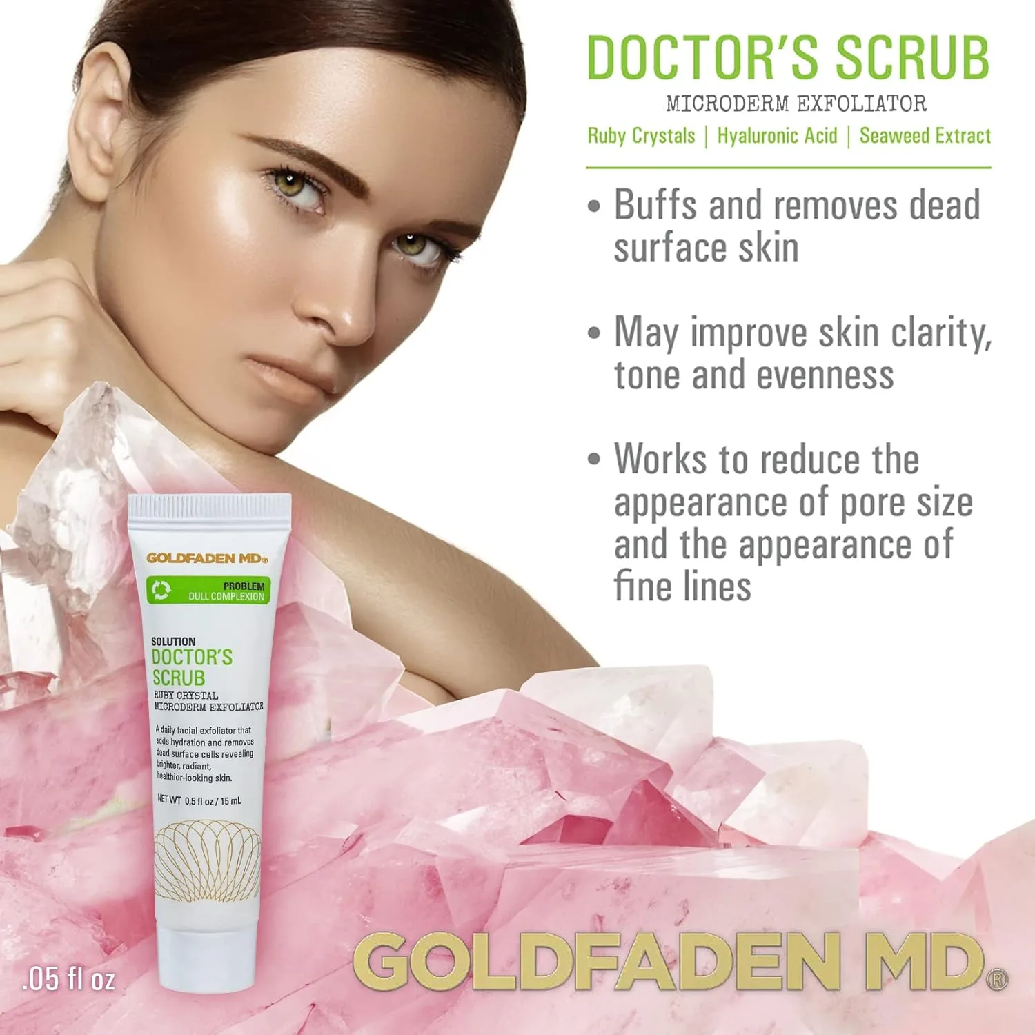 Стартовый набор Goldfaden MD Radiance-Boosting - преобразите свою кожу с помощью осветляющих средств по уходу. 4 шт., White — фото 2