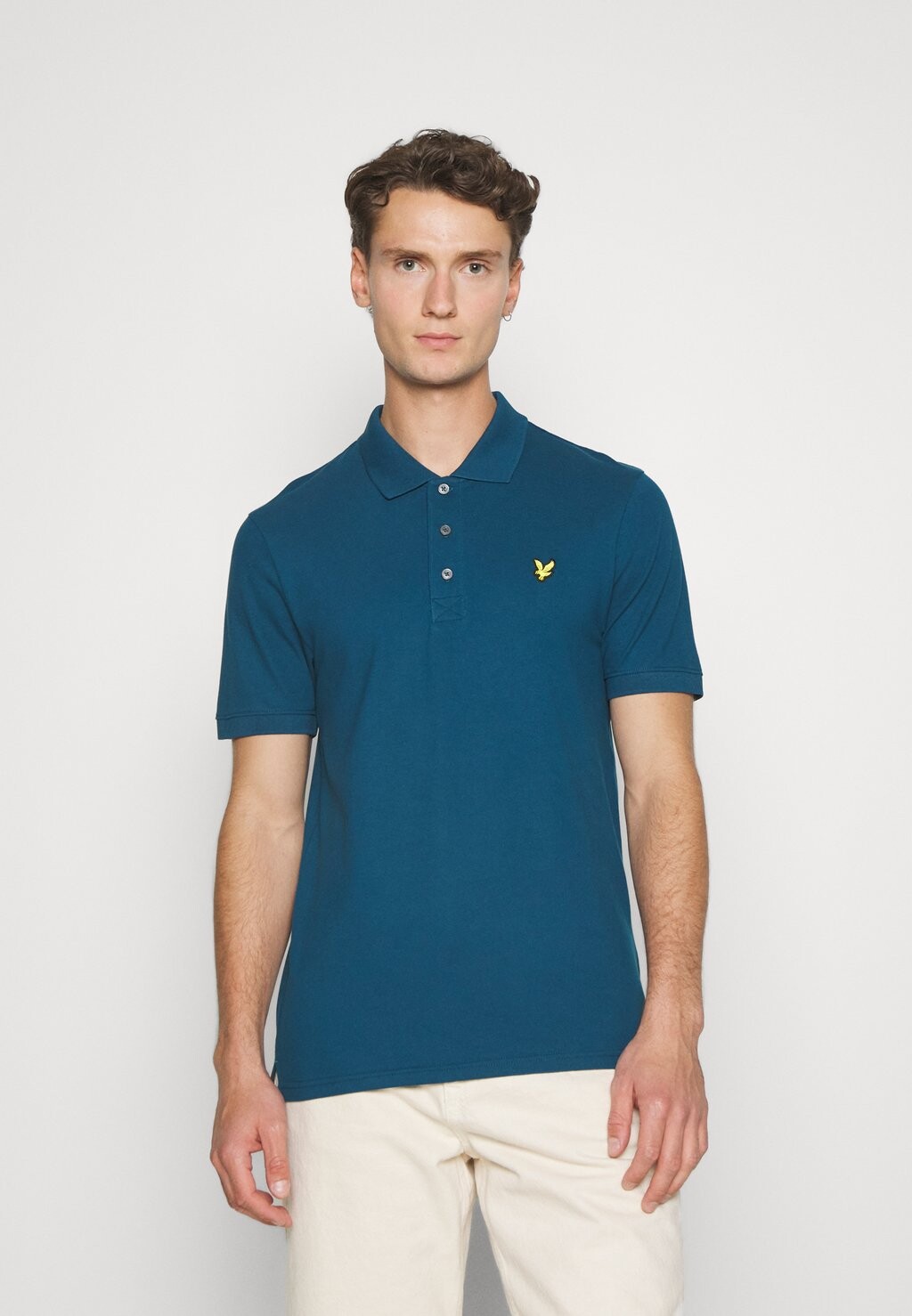 

Рубашка-поло PLAIN Lyle & Scott, апрель темно-синий