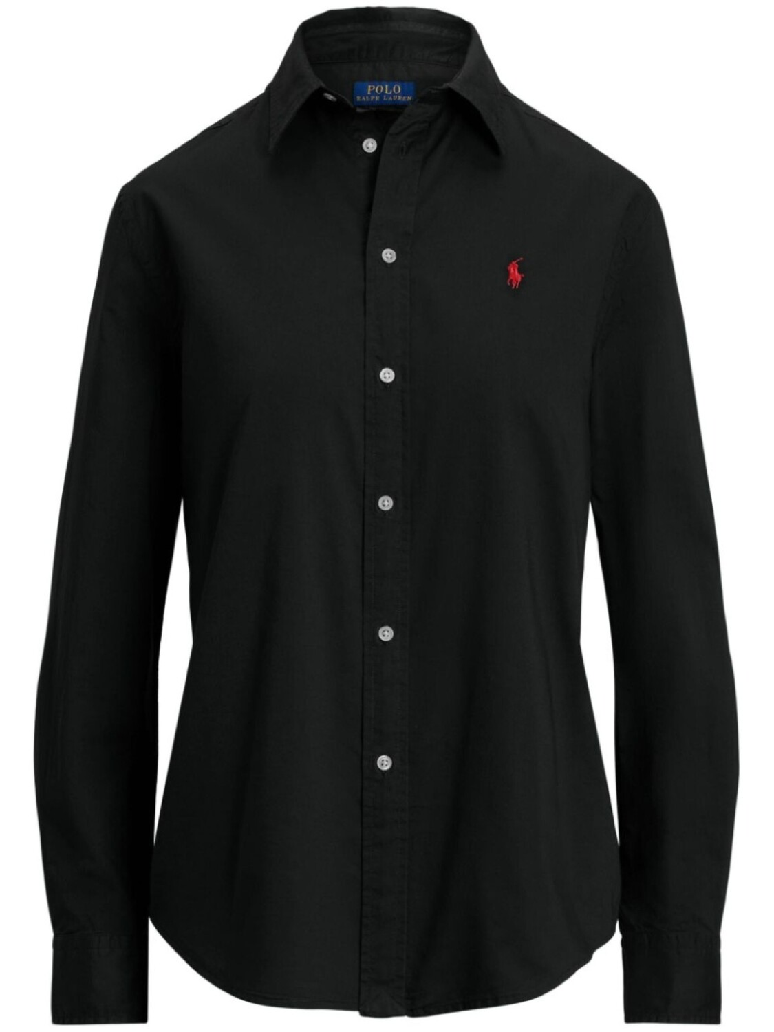 

Polo Ralph Lauren рубашка с вышивкой Polo Pony, черный