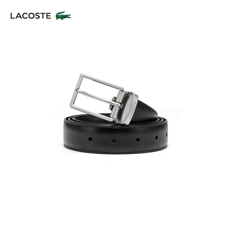 

Ремень классический Lacoste, черный