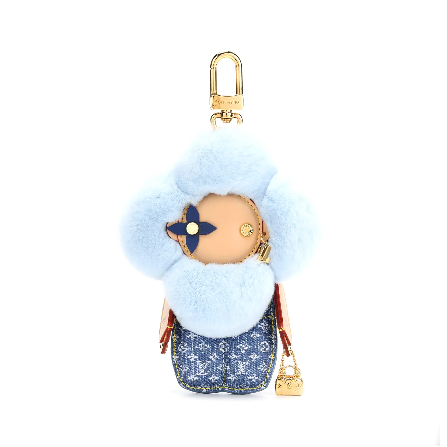 

LOUIS VUITTON Кожаный кулон-сумка товар для женщин синий, Blue