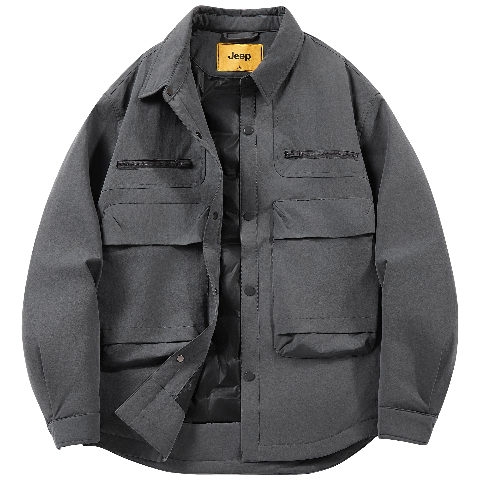 

Легкая пуховая куртка Men's Jeep, темно-серый