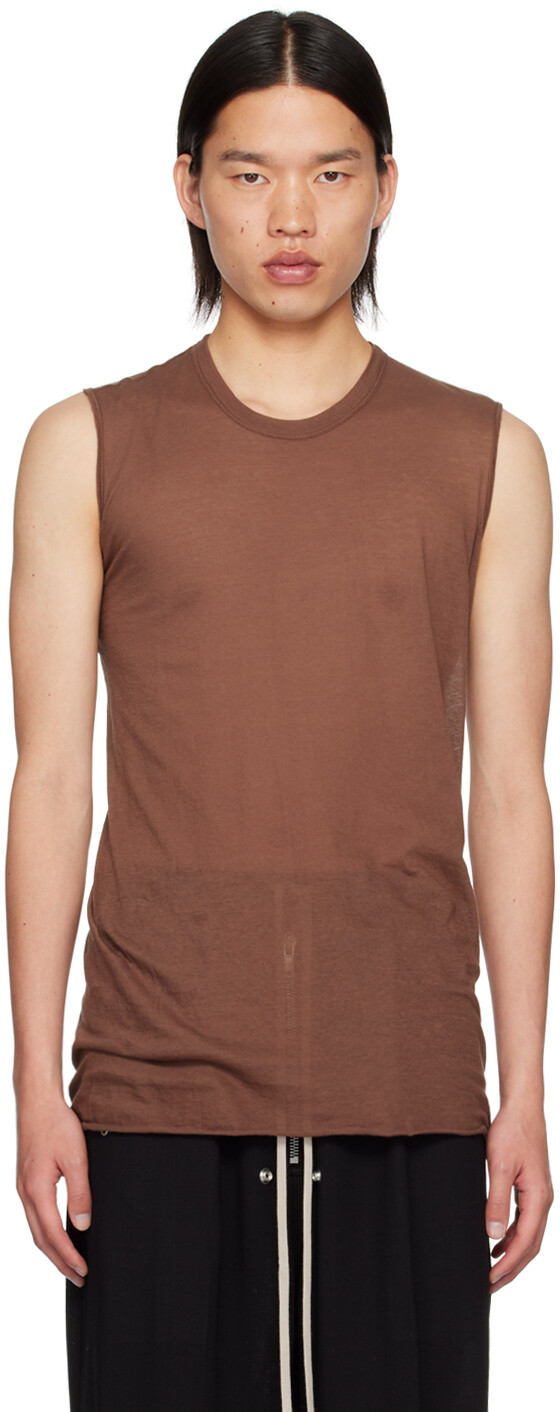 

Коричневый базовый топ Porterville Rick Owens