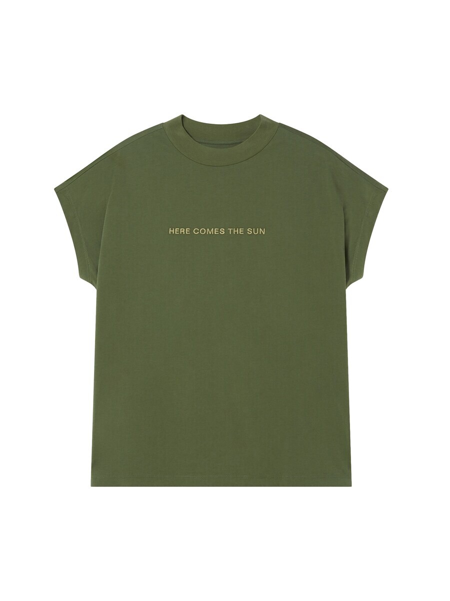 

Футболка Thinking MU Shirt HERES COMES THE SUN, оливковый