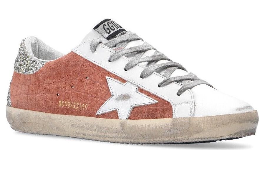 Женские кеды с низким верхом Golden Goose, фиолетовый — фото 2