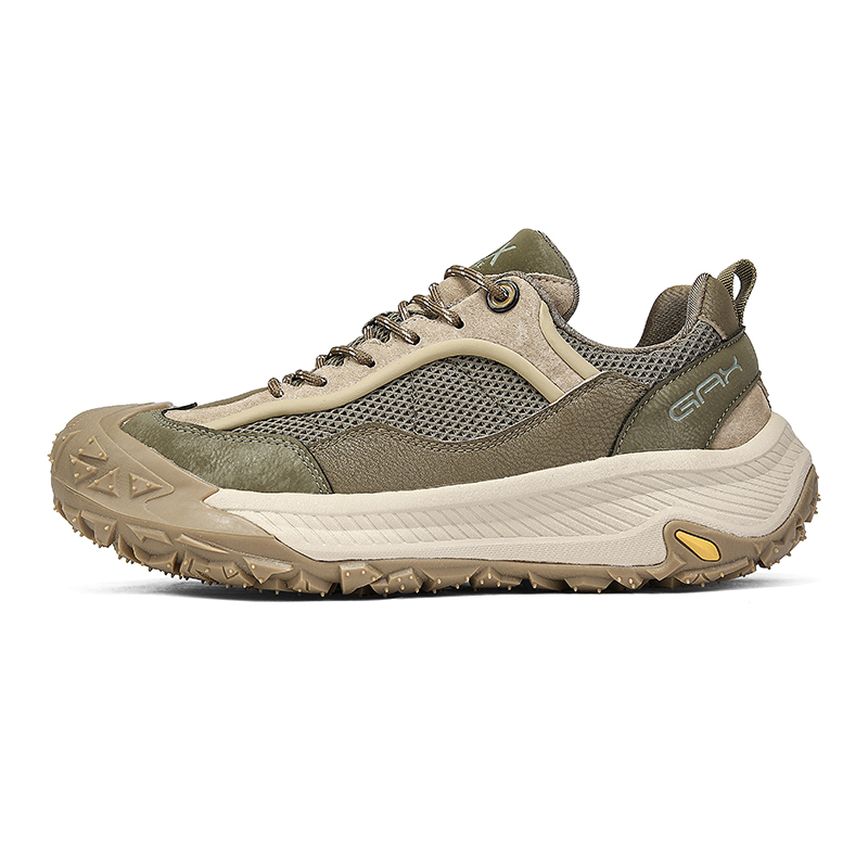 

AD Стойкие к скольжению и истиранию дышащие мужские низкие кеды повседневные - хаки, цвет Khaki