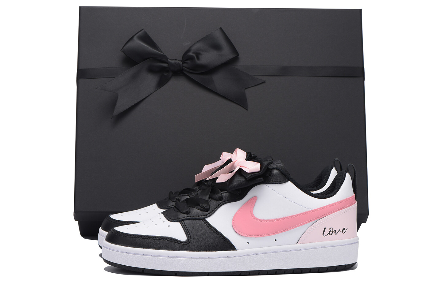 

Кроссовки Nike Court Borough Skateboard Shoes Women's Low-Top Pink, Розовый, Кроссовки Nike Court Borough Skateboard Shoes Women's Low-Top Pink