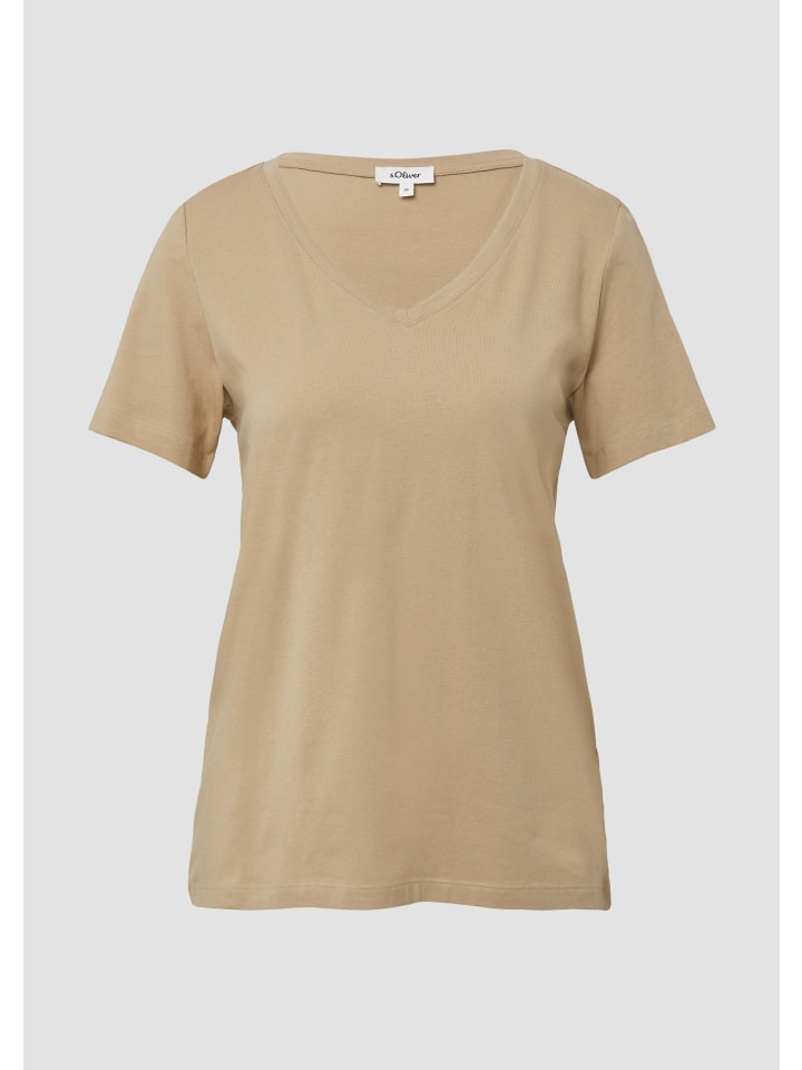 

Футболка в цвете 8363_бежевый s.Oliver