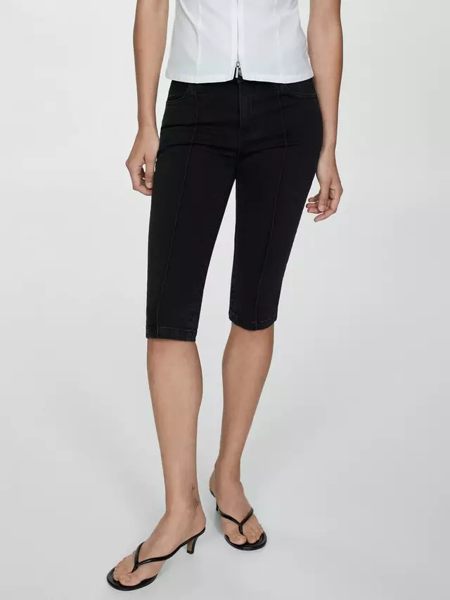 

Джинсы Mango Lora Pedal Pusher, цвет open/grey
