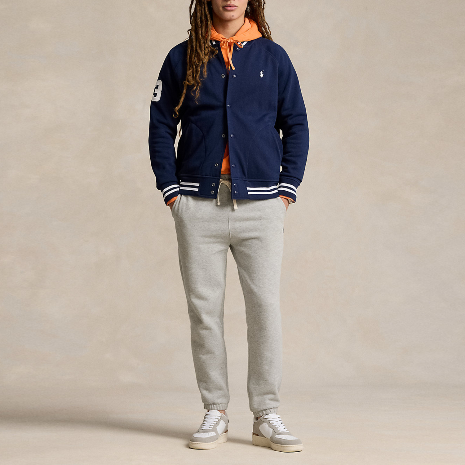 Polo Ralph Lauren Тройная пони куртка, Navy Blue — фото 4