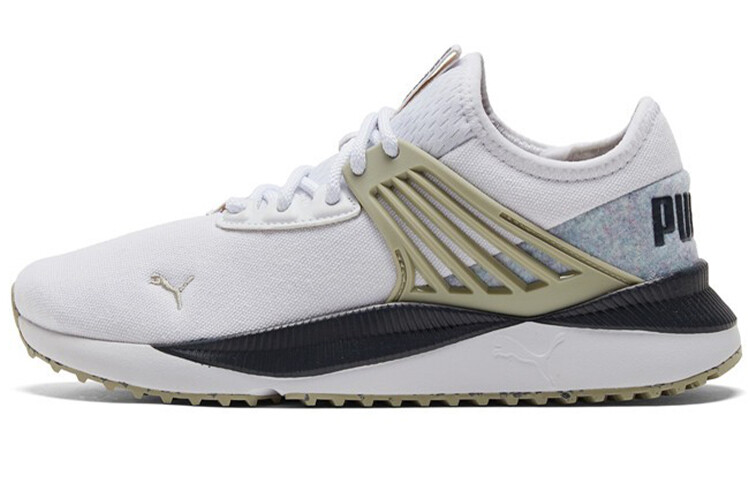 

Кроссовки Puma Pacer Future Life Unisex Casual, белый/черный/зеленый