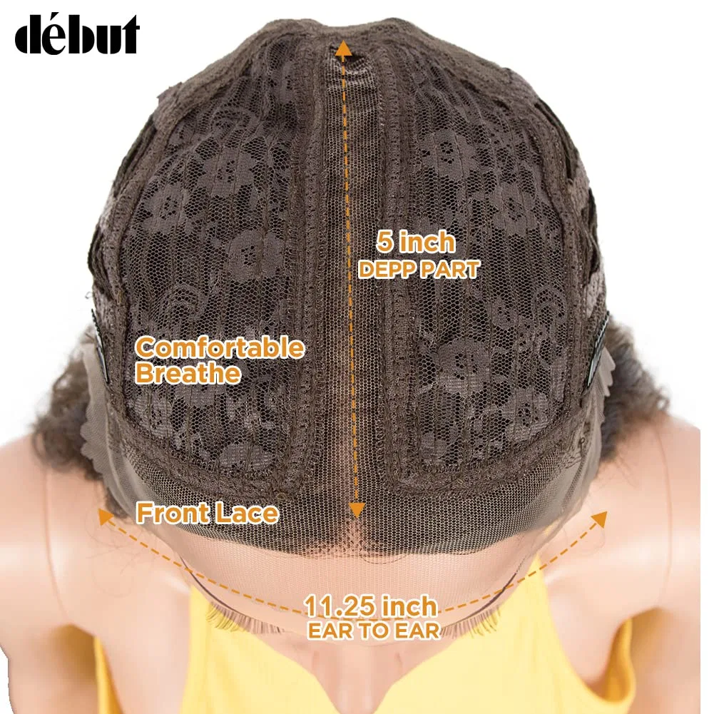 Супердлинный волнистый парик Lace Front от DÉBUT, 104 см, коричневый Début, Brown — фото 4