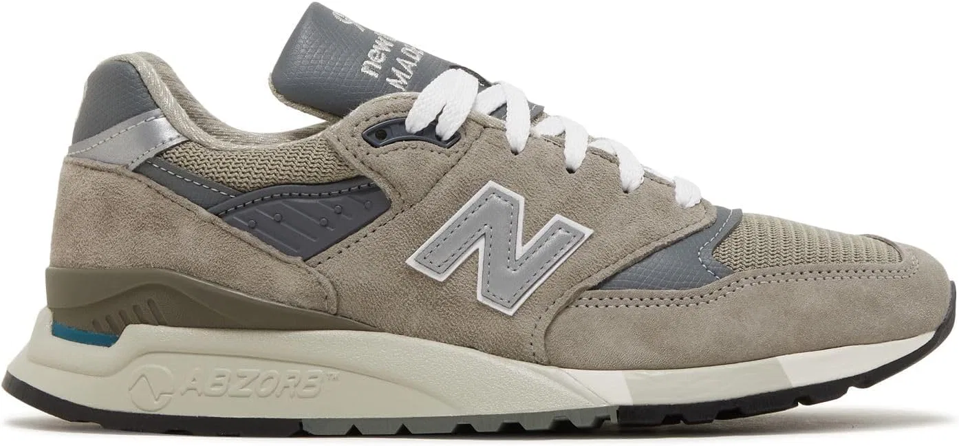 Кроссовки Grey/Silver, New Balance 996, Made in USA