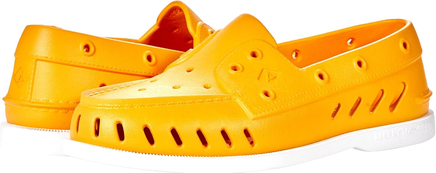 Мужские аутентичные оригинальные плавательные туфли Sperry, оранжевый — фото 2