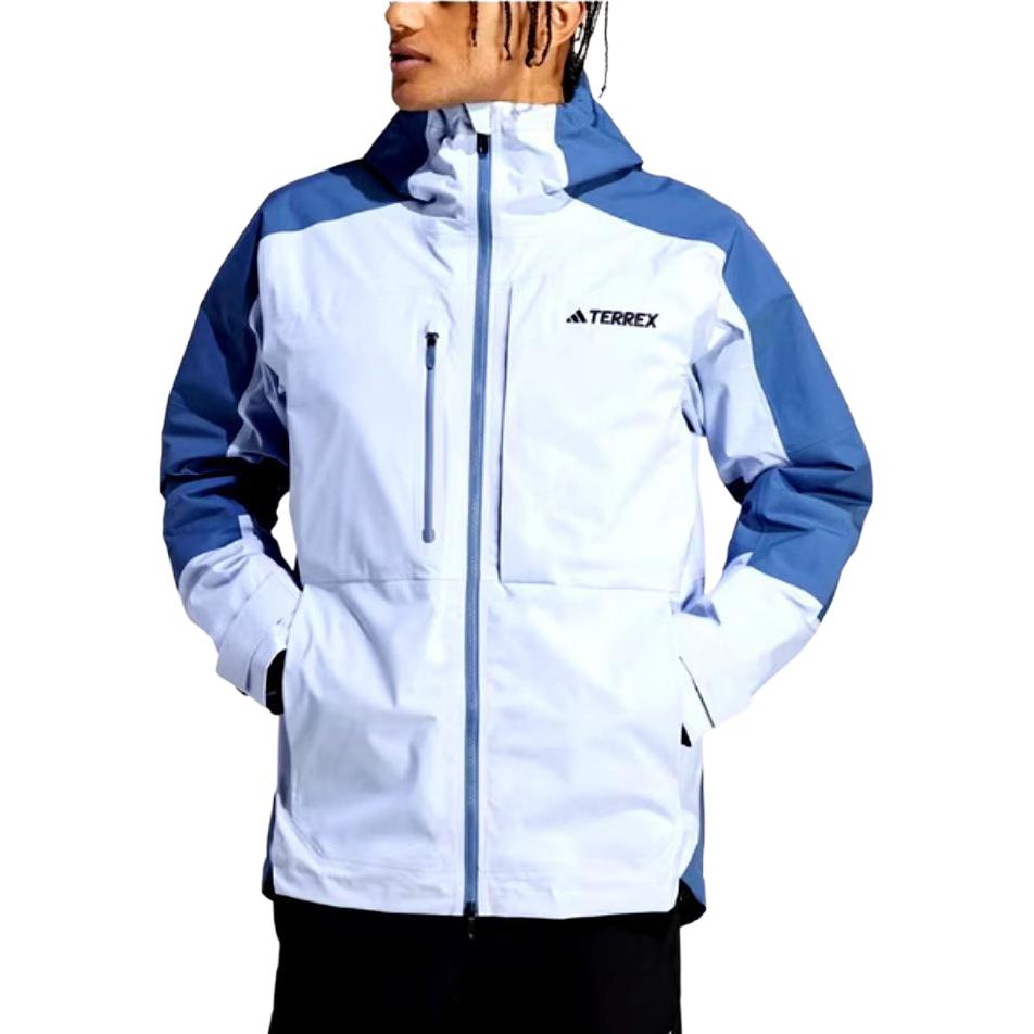 Водонепроницаемая, ветрозащитная и дышащая ветровка Men's Adidas, синий — фото 2