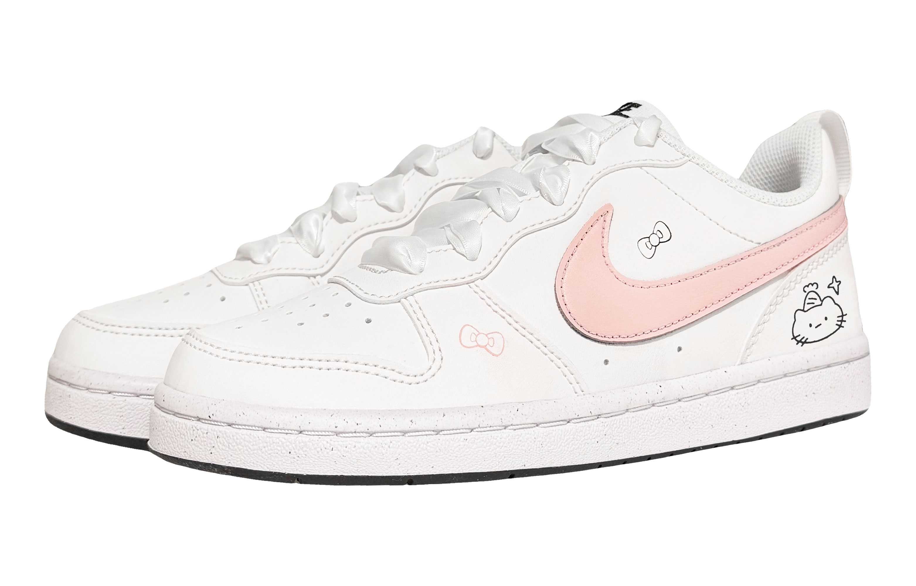 Nike Кроссовки для скейтбординга Court Borough Low Top розовые для подростков — фото 4