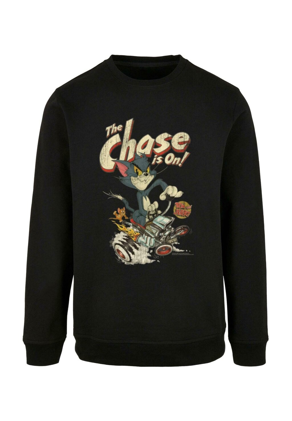 

Толстовка TOM AND JERRY THE CHASE IS ON CREWNECK ABSOLUTE CULT, черный