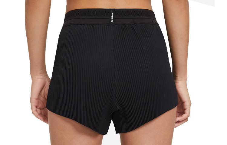Шорты (WMNS) Nike Aeroswift Running Sports Shorts Black CZ9399-010 — фото 2