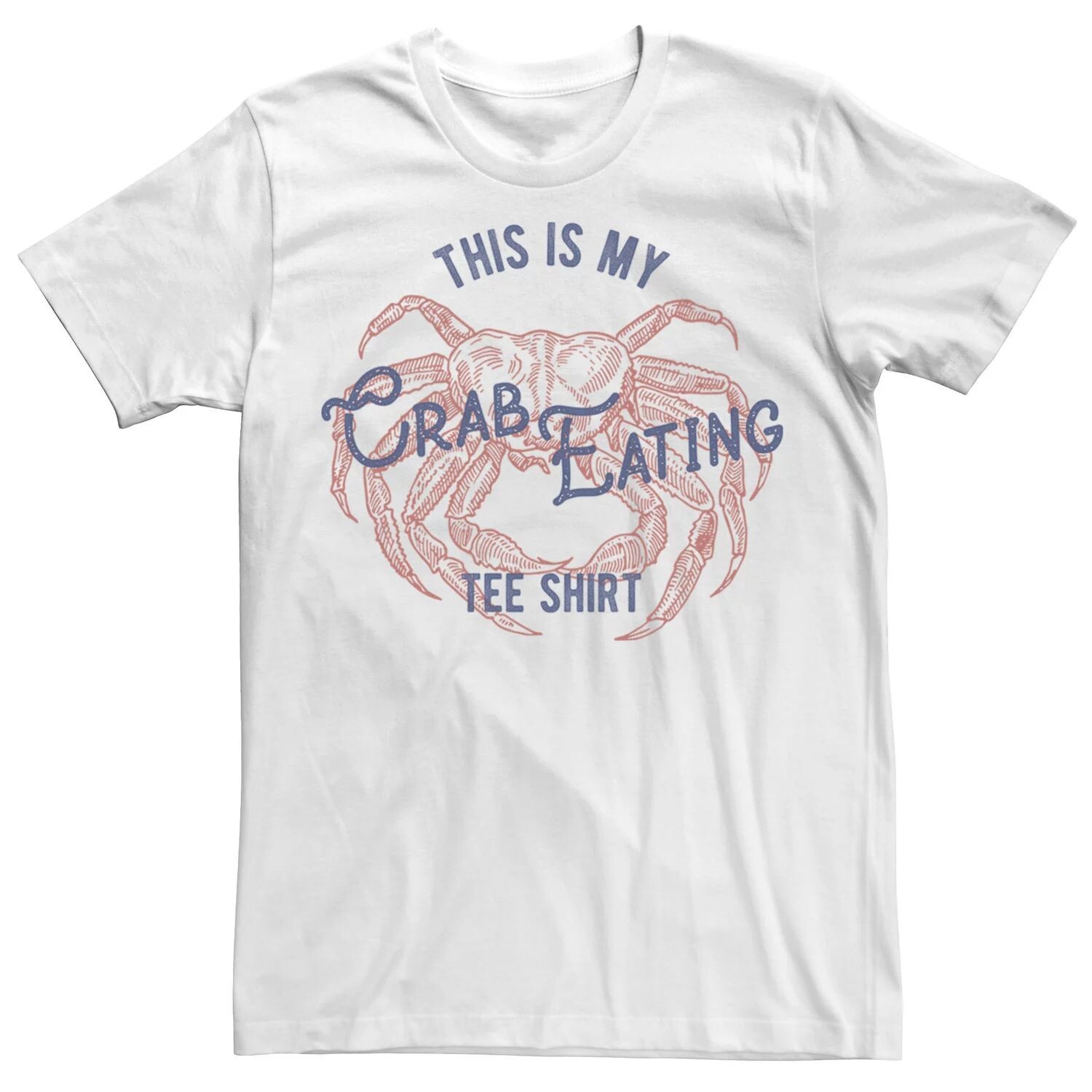 

Мужская футболка This Is My Crab Eating Shirt Licensed Character, белый