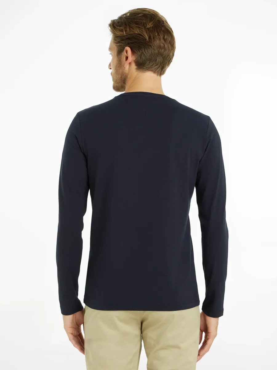 Рубашка Tommy Hilfiger с длинными рукавами "STRETCH SLIM FIT LONG SLEEVE", из органического эластичного хлопка, цвет Desert Sky — фото 2