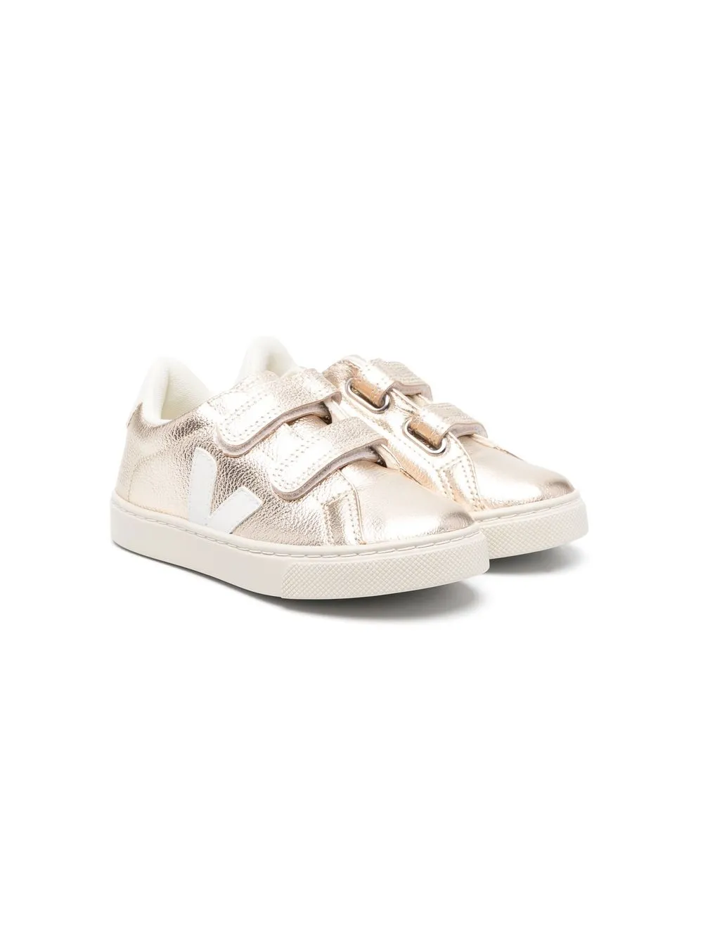 

Кроссовки Esplar с эффектом металлик VEJA Kids, золотой