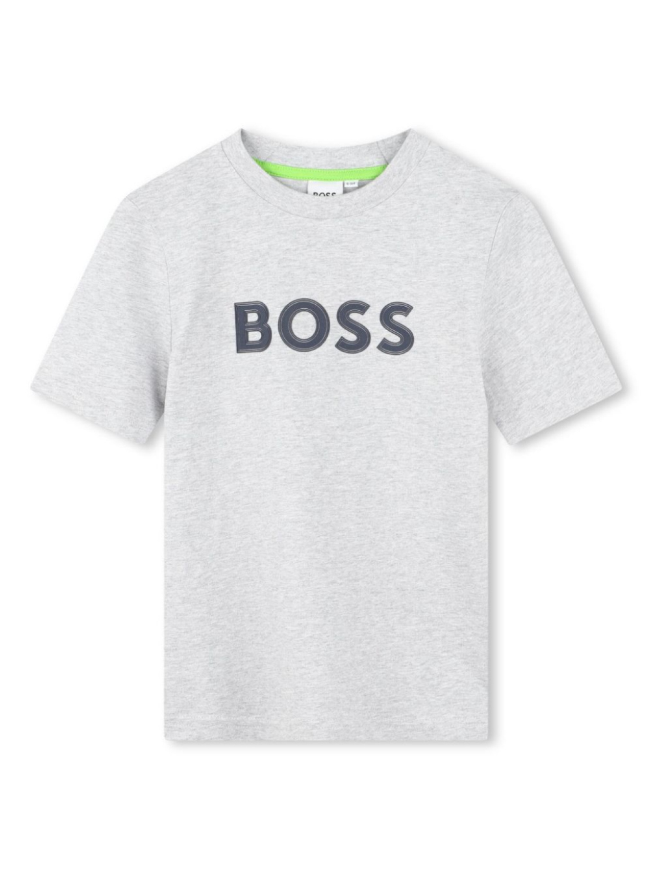 

BOSS Kidswear футболка с логотипом, серый