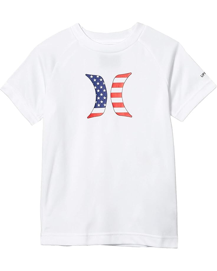 

Толстовка Hurley Kids Dri-Fit Icon Graphic T-Shirt, белый