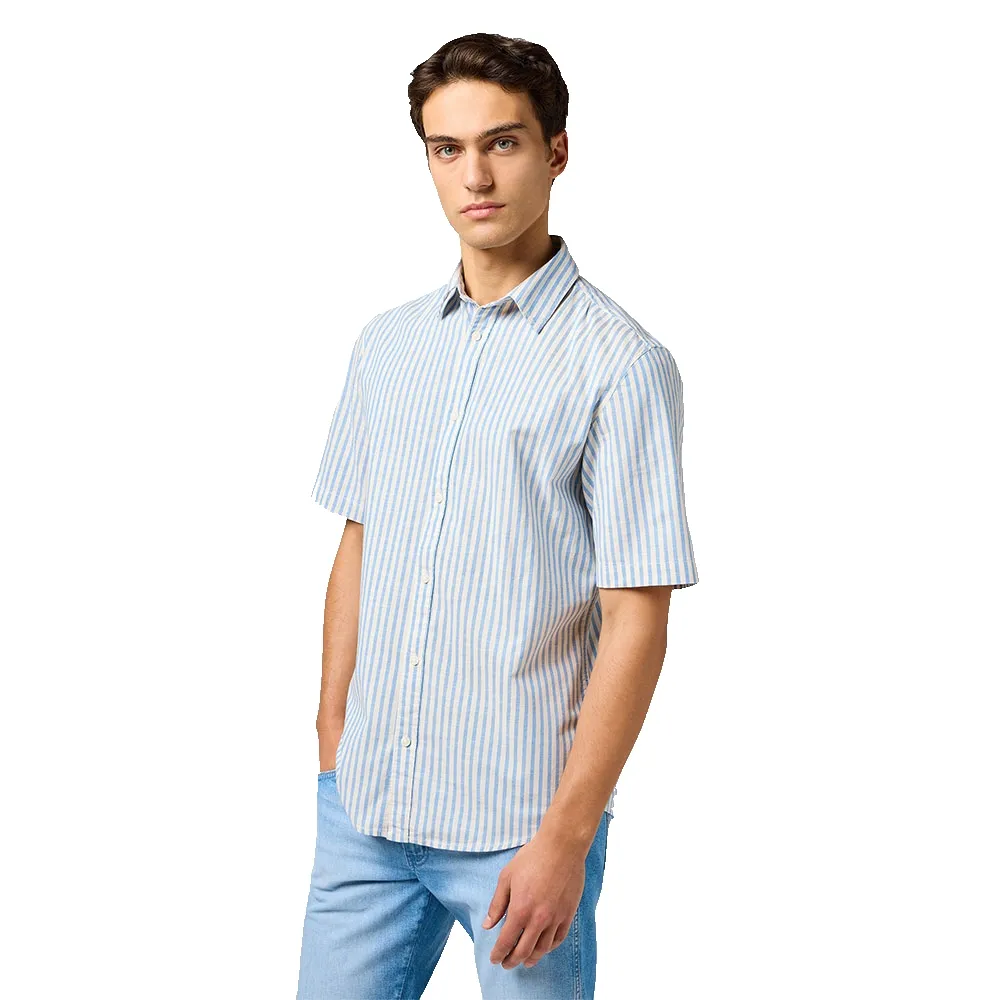 

Рубашка с коротким рукавом Wrangler Shirt, синий