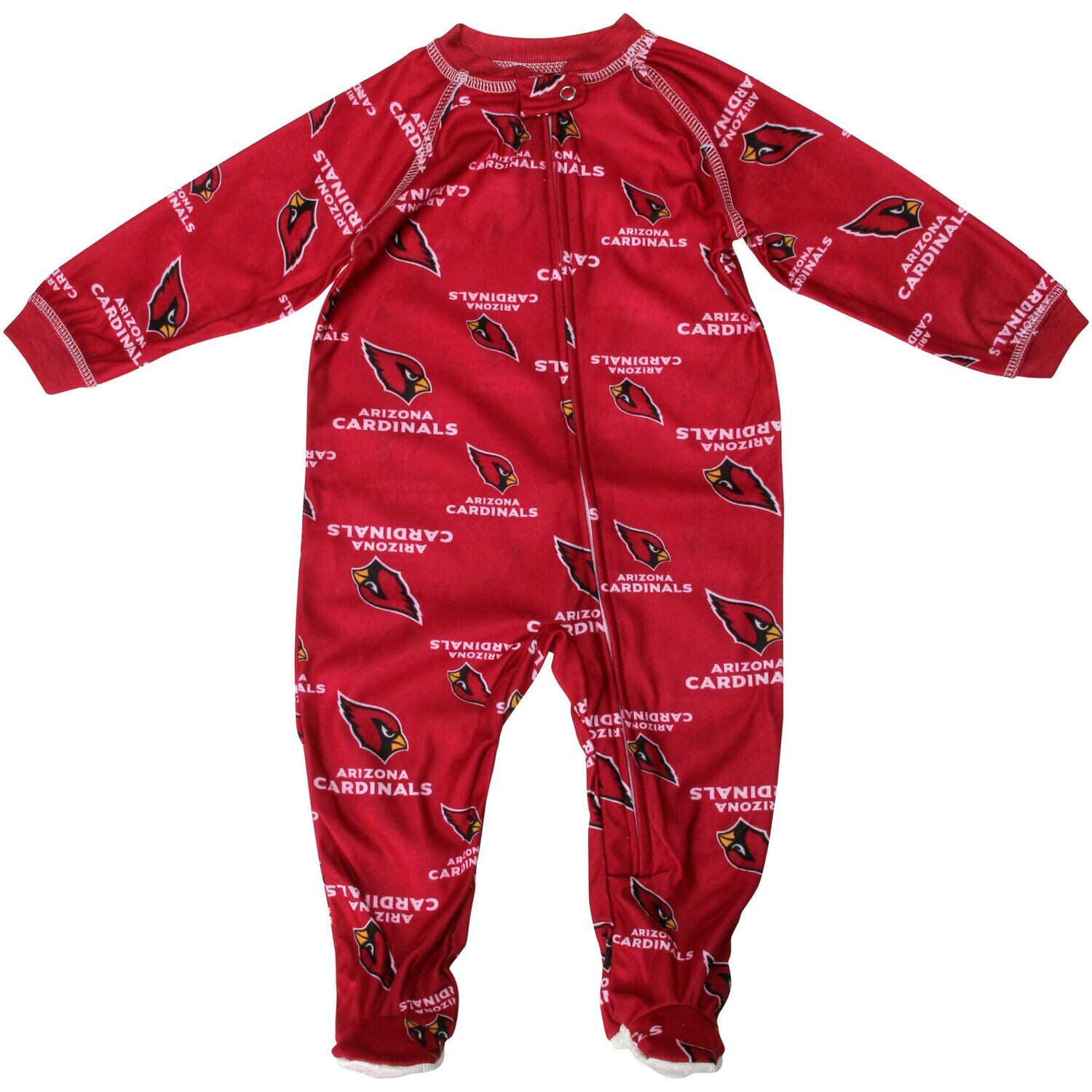 

Комбинезон реглан с молнией и полной молнией для новорожденных Arizona Cardinals - Cardinal Outerstuff