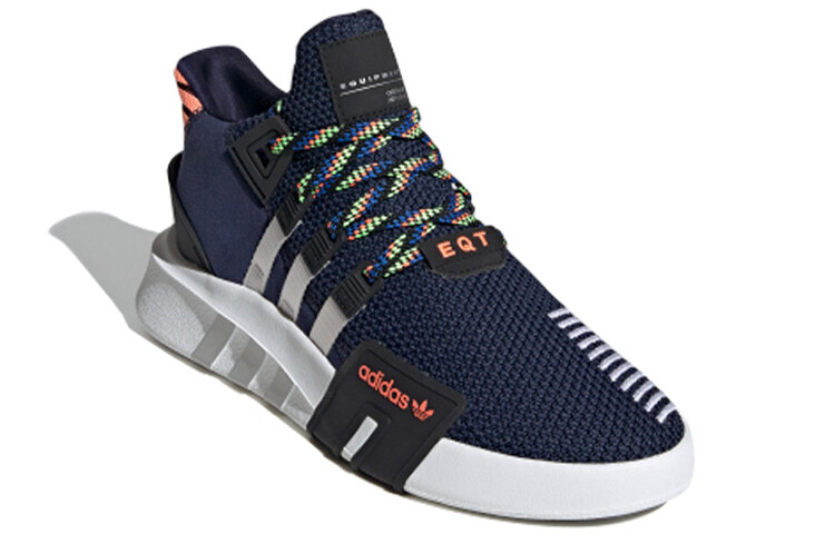 adidas originals Eqt Bask Adv Lifestyle Shoes Men Low-top White/Royal Blue/Fern Green — фото 2