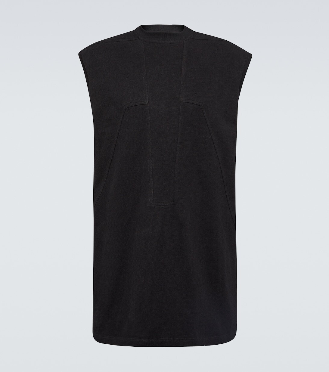 

Майка из хлопкового джерси Rick Owens, черный
