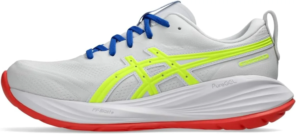 Кроссовки ASICS Gel-Cumulus 27 Lite Show для мужчин, белый/ярко-желтый