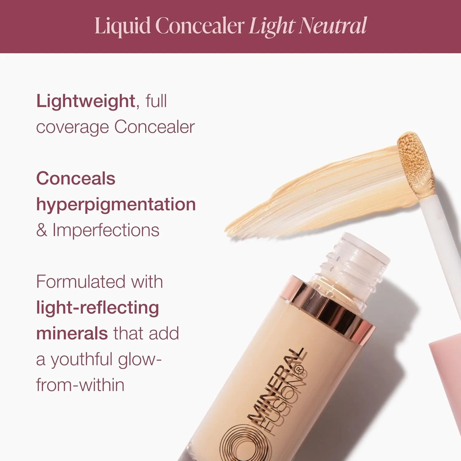 Консилер жидкий Mineral Fusion Light Neutral, 0.24 fl oz — фото 3