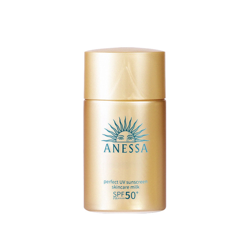 

ANESSA Маленький образец солнцезащитного крема golden bottle питательный увлажняющий 12мл/20мл/шт