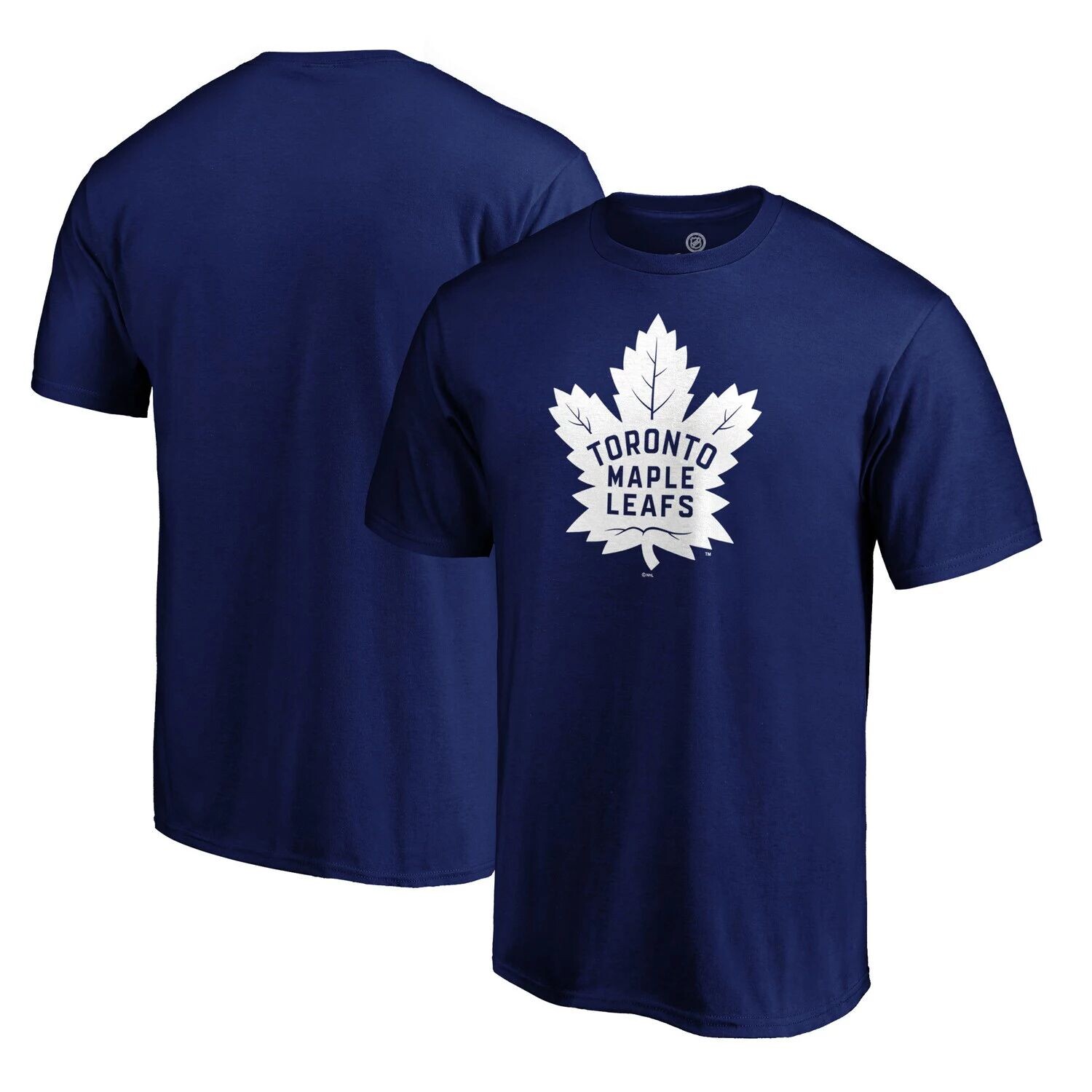 

Мужская синяя футболка с логотипом команды Toronto Maple Leafs Team Primary Fanatics, Синий, Мужская синяя футболка с логотипом команды Toronto Maple Leafs Team Primary Fanatics