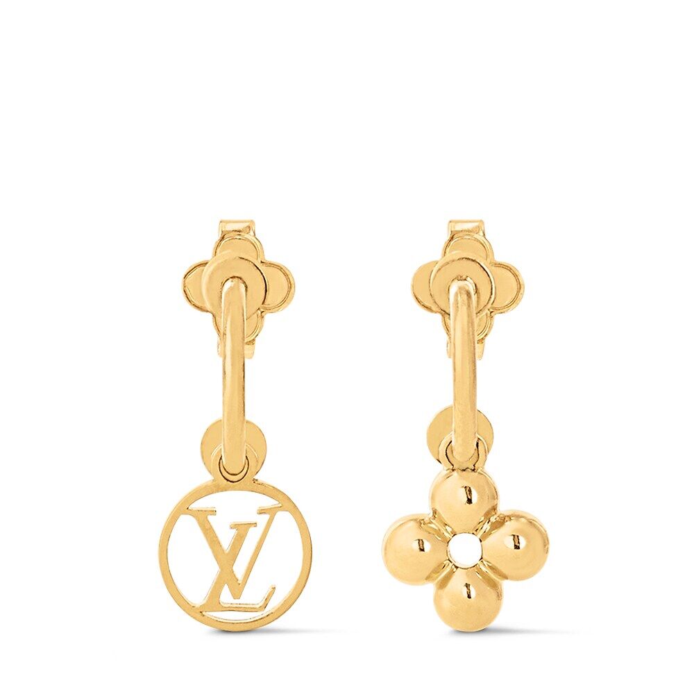 

Цветущие серьги Louis Vuitton, золотой