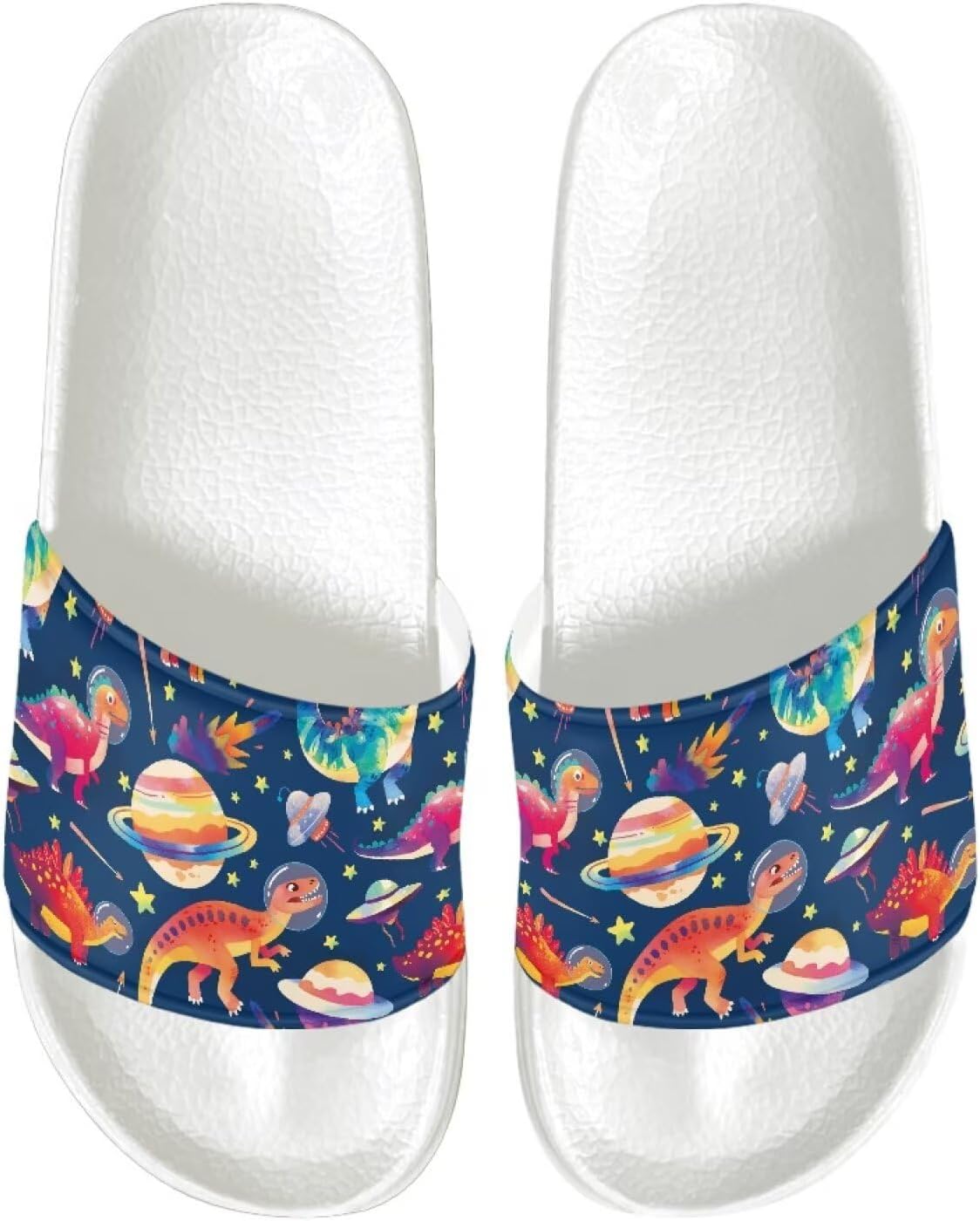 

Мужские слайд-сандалии Qoiuvncy, легкие, противоскользящие, спортивные, с открытым носком, на лето, шлепанцы для спа, белая подошва, размеры 5-14